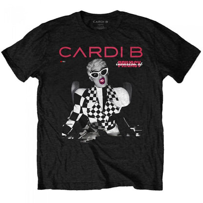 Front - Cardi B Unisex Adult Transmission Cotton T-Shirt