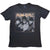 Front - Run DMC Unisex Adult B&W Photo Cotton T-Shirt