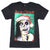 Front - Alice Cooper Unisex Adult Christmas Card T-Shirt