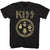 Front - Kiss Unisex Adult Circle Cotton T-Shirt