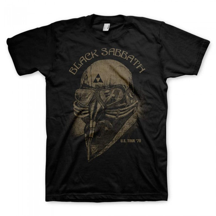 Front - Black Sabbath Unisex Adult US Tour 1978 Plus T-Shirt