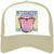Front - The Rolling Stones Unisex Adult America ´89 Tour Map Cap