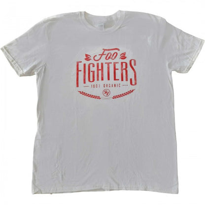 Front - Foo Fighters Unisex Adult 100% Organic Cotton T-Shirt