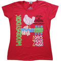 Front - Woodstock Womens/Ladies Vintage Cotton T-Shirt