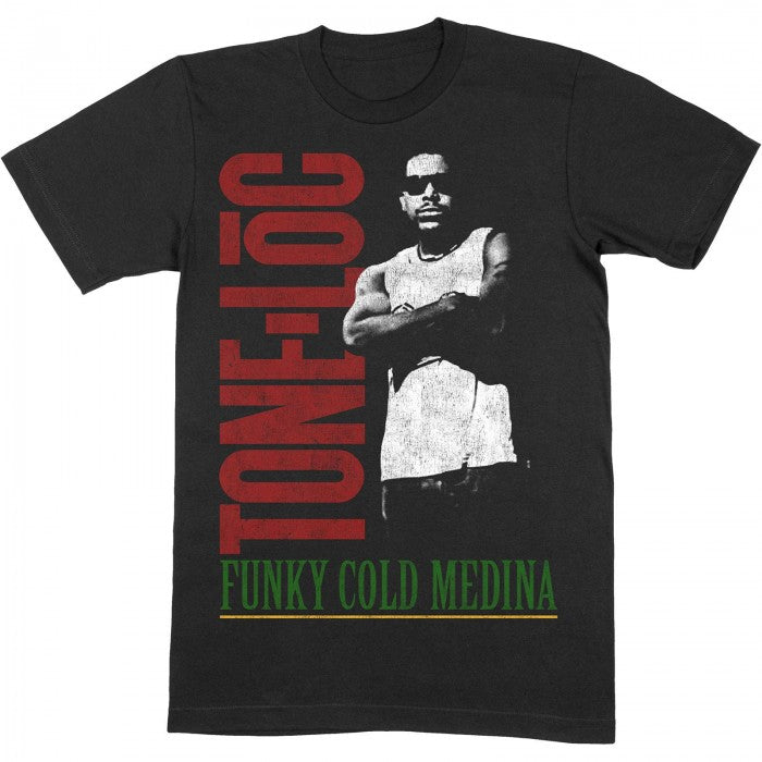 Front - Tone Loc Unisex Adult Funky Cold Medina T-Shirt