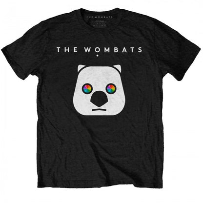Front - Wombat Unisex Adult Rainbow Eyes Cotton T-Shirt