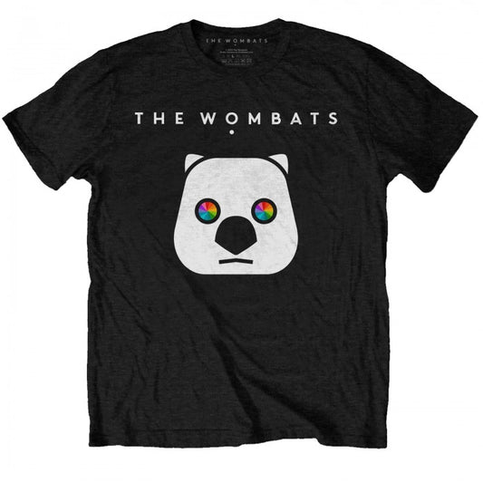 Front - Wombat Unisex Adult Rainbow Eyes Cotton T-Shirt