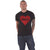 Front - Nirvana Unisex Adult Poppy Heart Cotton T-Shirt