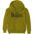 Front - The Beatles Unisex Adult Drop T Logo Pullover Hoodie
