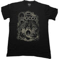 Front - Queen Unisex Adult Ornate Crest Embellished T-Shirt