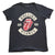 Front - The Rolling Stones Womens/Ladies Sixty Biker Suede T-Shirt