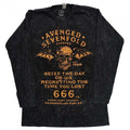 Front - Avenged Sevenfold Unisex Adult Sieze The Day Dip Dye Long-Sleeved T-Shirt
