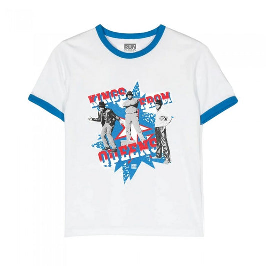Front - Run DMC Unisex Adult Kings From Queens T-Shirt