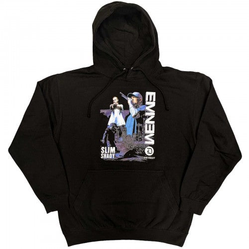 Front - Eminem Unisex Adult Detroit Pullover Hoodie