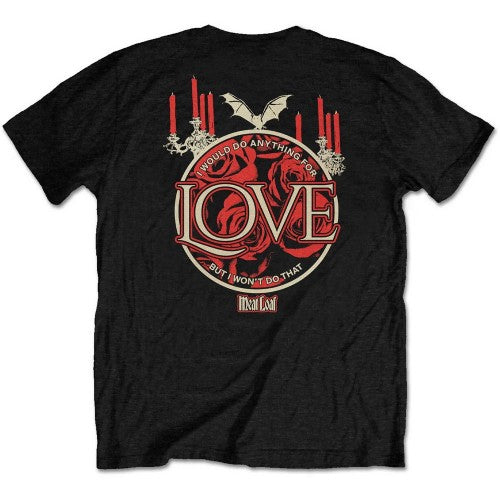 Front - Meat Loaf Unisex Adult Roses Cotton T-Shirt