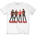 Front - Queen Unisex Adult Radio Ga Ga Cotton T-Shirt