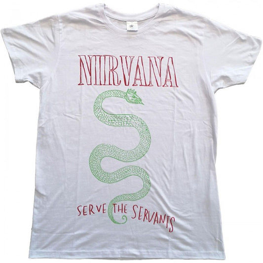 Front - Nirvana Unisex Adult Serve The Servants Cotton T-Shirt