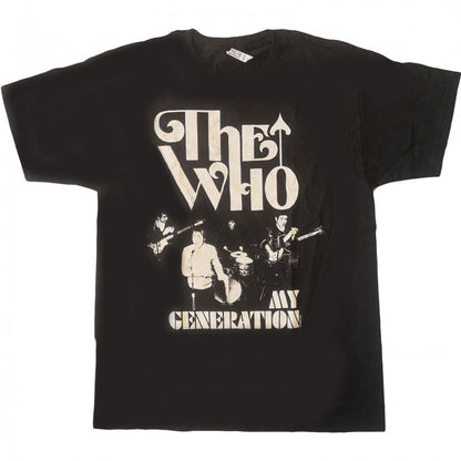 Front - The Who Unisex Adult Clap Hands My Generation Cotton T-Shirt