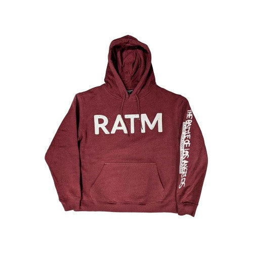 Front - Rage Against the Machine Unisex Adult Battle 99 Back Print Hoodie