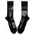 Front - The Rolling Stones Unisex Adult Monochrome Logo Ankle Socks