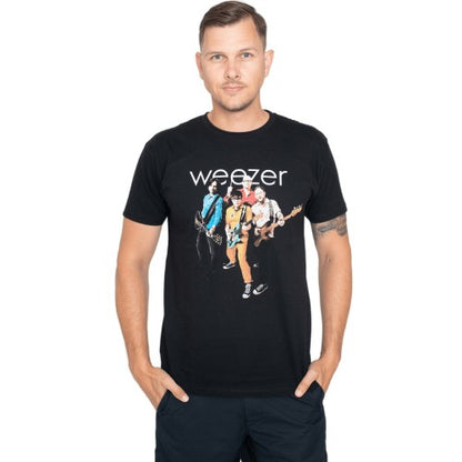 Front - Weezer Unisex Adult Band Cotton T-Shirt