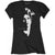 Front - Amy Winehouse Womens/Ladies Portrait T-Shirt