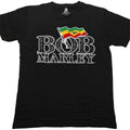 Front - Bob Marley Unisex Adult Flag Logo Embellished T-Shirt