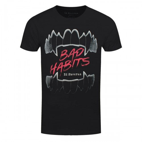 Front - Ed Sheeran Unisex Adult Bad Habits T-Shirt