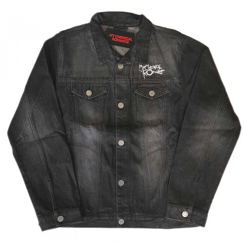 Front - My Chemical Romance Unisex Adult Back Print Logo Denim Jacket