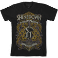 Front - Shinedown Unisex Adult Ornamental Scissors Cotton T-Shirt