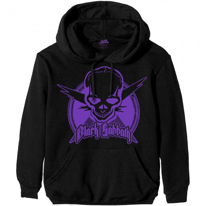 Front - Black Sabbath Unisex Adult Aviation Skull Pullover Hoodie