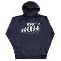 Front - AC/DC Unisex Adult The Evolution of Rock Pullover Hoodie