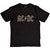 Front - AC/DC Unisex Adult Logo Cotton Hi-Build T-Shirt