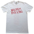 Front - Primal Scream Unisex Adult Maximum Rock ´N´ Roll Back Print Cotton T-Shirt