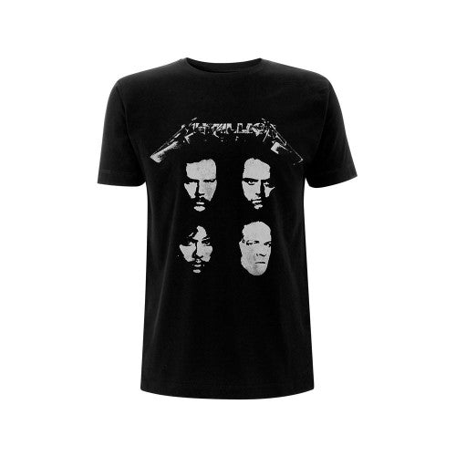 Front - Metallica Unisex Adult 4 Faces Back Print Cotton T-Shirt