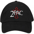 Front - Tupac Shakur Unisex Adult Cross Logo Baseball Cap