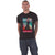 Front - David Bowie Unisex Adult Moonage 11 Fade Cotton T-Shirt