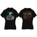 Black - Front - The Beatles Womens-Ladies Abbey Road T-Shirt