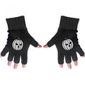 Front - Helloween Unisex Adult Pumpkin Fingerless Gloves