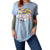 Front - John Lennon Womens/Ladies Rainbows, Love & Peace Cotton T-Shirt