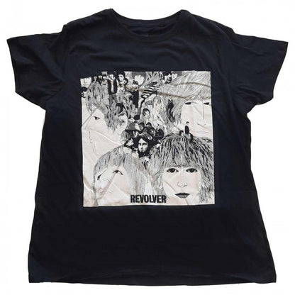 Front - The Beatles Womens/Ladies Revolver Album Cotton T-Shirt
