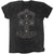 Front - Guns N Roses Unisex Adult Cross Dip Dye T-Shirt
