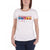 Front - One Direction Womens/Ladies Line Drawing Skinny T-Shirt