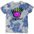 Front - Yungblud Unisex Adult Face Tie Dye T-Shirt