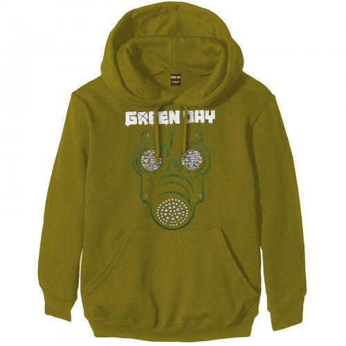 Front - Green Day Unisex Adult Mask Hoodie