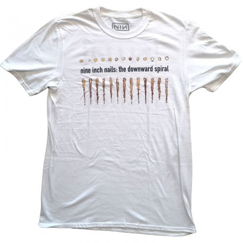 Front - Nine Inch Nails Unisex Adult Downward Spiral T-Shirt