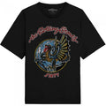 Front - The Rolling Stones Unisex Adult Sixty Dragon Globe Foil Cotton T-Shirt