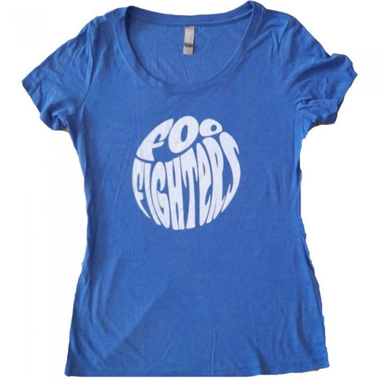 Front - Foo Fighters Womens/Ladies 70s Cotton Logo T-Shirt