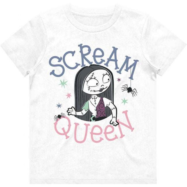 Front - Nightmare Before Christmas Girls Scream Queen Cotton T-Shirt