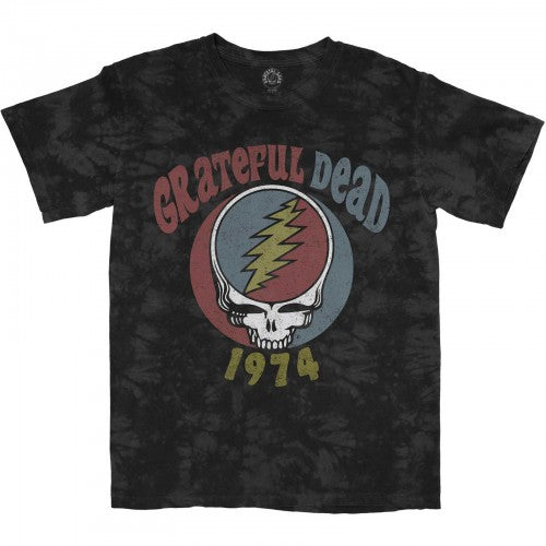 Front - Grateful Dead Unisex Adult 1974 Tie Dye T-Shirt